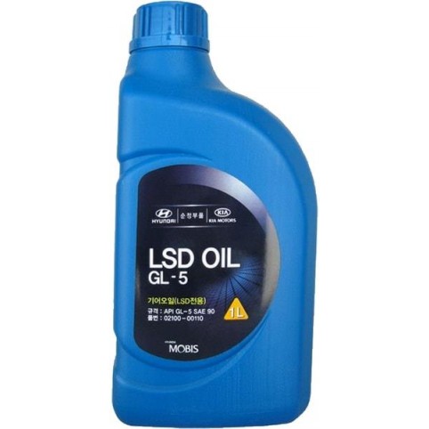 Трансмиссионное масло Mobis LSD Oil SAE 90 GL-5, 1 л (0210000110)