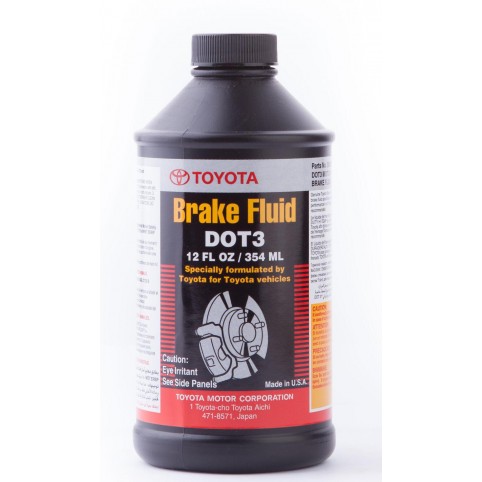 Жидкость тормозная DOT 3 Toyota Brake Fluid 354 мл (0882380010)