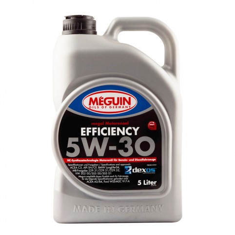 Моторное масло Meguin EFFICIENCY 5W-30 5 л
