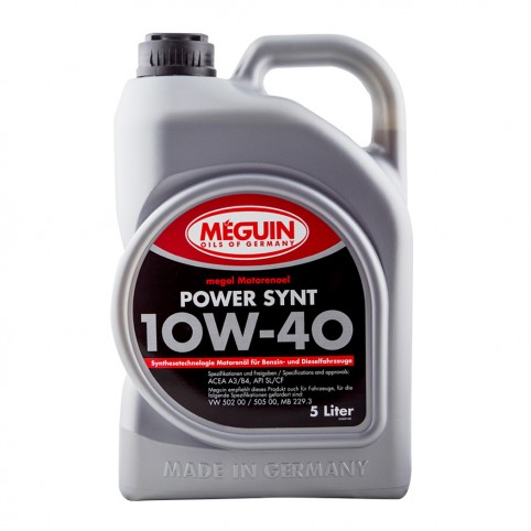 Моторное масло Meguin POWER SYNT 10W-40 5 л
