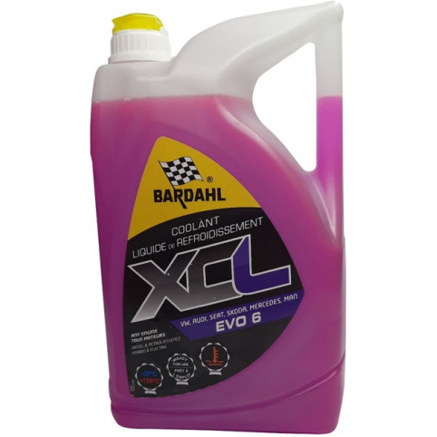 Антифриз G12++ (-37) BARDAHL XCL Evo LIQUIDE DE REFROIDISSEMENT 5 л 36653