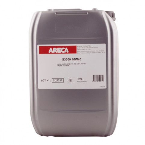 Моторное масло ARECA S3000 10W-40 20 л