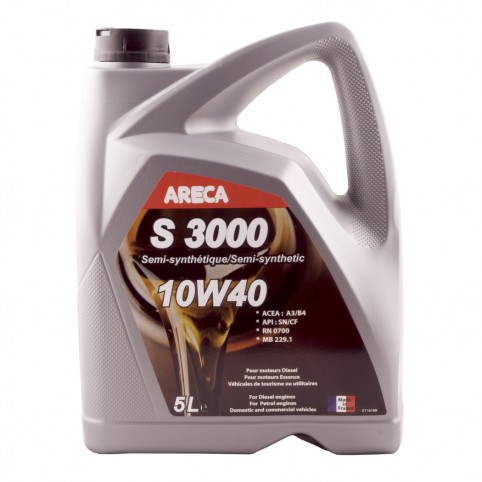 Моторное масло ARECA S3000 10W-40 5 л
