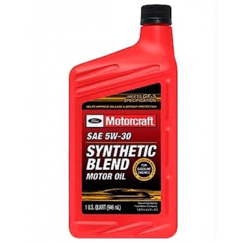 Моторна олива Ford Motorcraft Synthetic Blend Motor Oil 5W-30 0.946 л