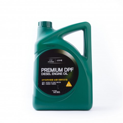 Моторное масло Hyundai Premium DPF Diesel 5W-30 6л (0520000620)