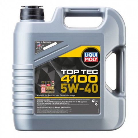 Моторна олива Liqui Moly Top Tec 4100 SAE 5W-40 4 л 7547a