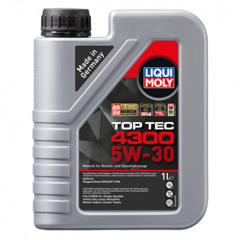 Моторное масло Liqui Moly Top Tec 4300 SAE 5W-30 1 л 2323