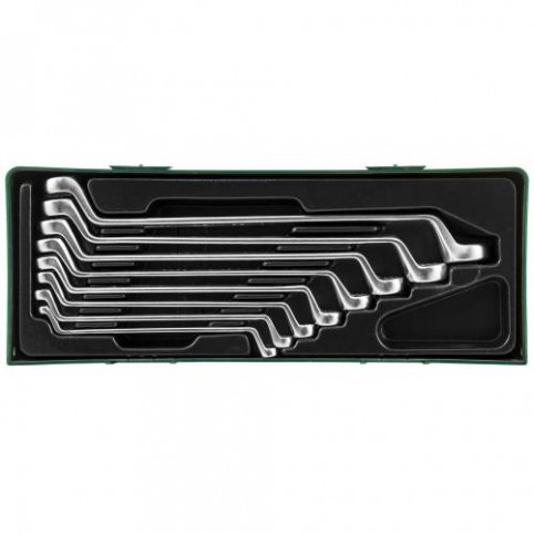 Набор ключей накидных 75-гр, 6-22 мм, ложемент в пластиковом кейсе, W23108SP Jonnesway