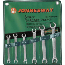Набор ключей разрезных 8-19 мм, 6 предметов, W24106S Jonnesway