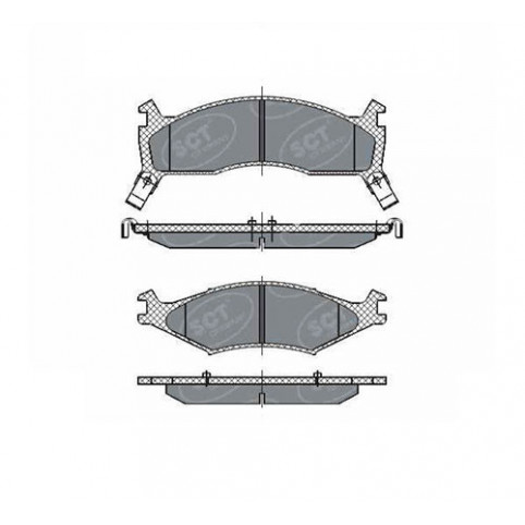 SCT Колодки SP 267 Profi line