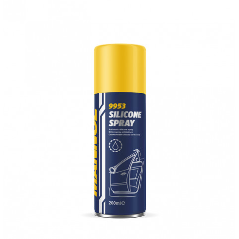 Силіконова змазка Mannol 9953 Silicone Spray Antiststisch 200мл