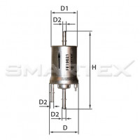 Фільтр паливний SMARTEX FF19021 (SCT ST 6091, PP 836/2)