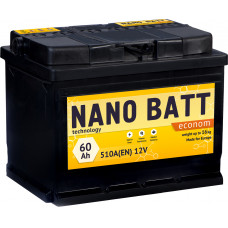 Акумулятор NANO BATT Econom - 60 + лівий (510 пуск)