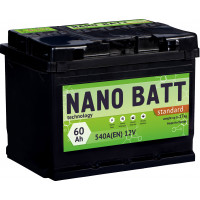 Акумулятор NANO BATT Standart - 60 + лівий (540 пуск)