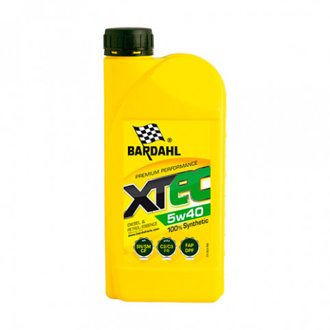 Моторна олива BARDAHL XTEC 5W40 1л. 36341