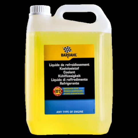 Концентрат антифризу BARDAHL ENGINE ANTIFREEZE 5л.(жовтий) 7113