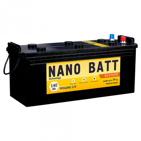 Акумулятор NANO BATT Econom - 190 (євробанка) 1200 пуск