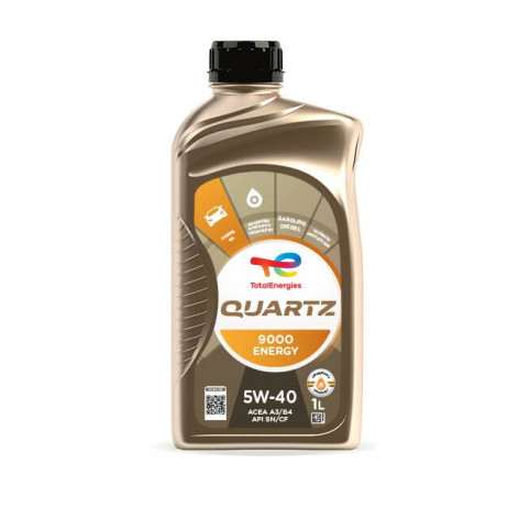 Total QUARTZ 9000 Energy 5w40 1л/0,88 кг SN/CF A3/B4 (18)НОВА КАНІСТРА!!!