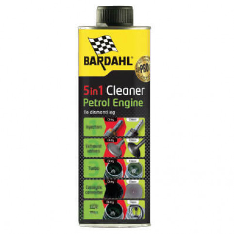 Очисник бензинового двигуна BARDAHL ENGINE CLEANER 5 In 1 0,5л 2372B