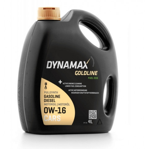 Моторна олива DYNAMAX GOLDLINE FUEL ECO 0W16 4л