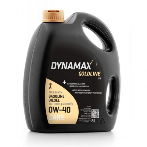 Моторна олива DYNAMAX GOLDLINE FS 0W40 5л