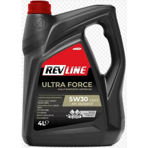 Моторна олива REVLINE ULTRA FORCE C2/C3 5W30 4л