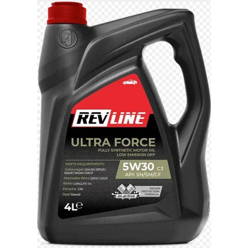 Моторна олива REVLINE ULTRA FORCE C3 5w40 4л