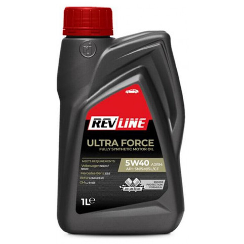 Моторна олива REVLINE ULTRA FORCE C3 5w40 1л