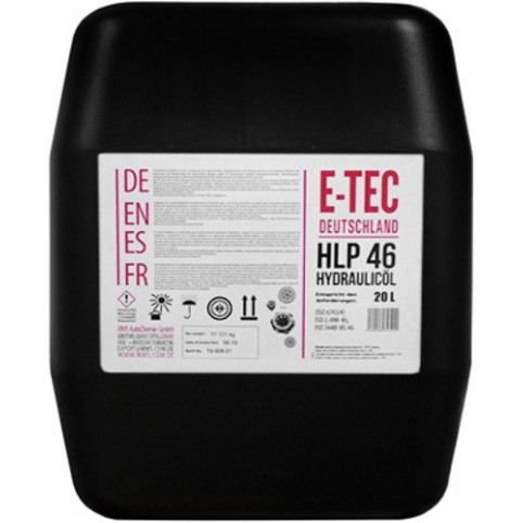 Гідравлічна олива E-TEC HLP 46 20л