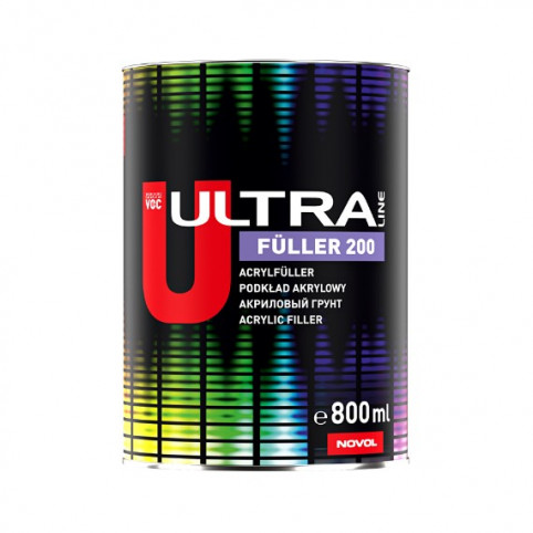 Акриловий ґрунт графітовий (5+1) NOVOL ULTRA LINE FULLER 100 0,8л (91107)