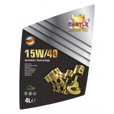 CASTLE MOTOR OILS 15W40 4л API SL/CF-4