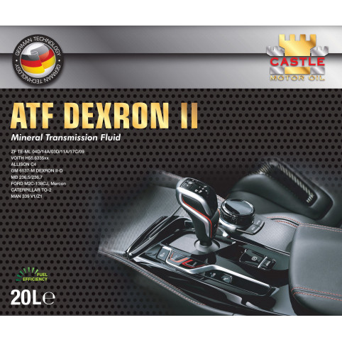 Трансмісійна олива CASTLE ATF DEXTRON II 20л API V2