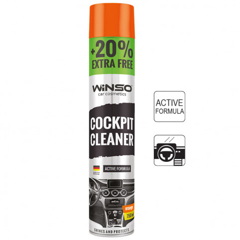 Поліроль торпедо WINSO Cockpit Cleaner Orange 750 мл аерозоль (870550)