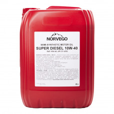 Моторна олива NORVEGO SUPER DIESEL 10W40 CF-4/SG 20л