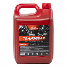 Трансмісійна олива NORVEGO TRANSGEAR 75W90 GL4/GL-5 4л