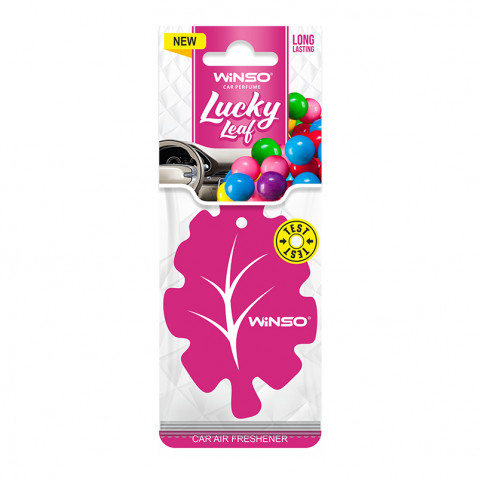 Ароматизатор картка Winso Lucky Leaf Bubble Gum (537880)