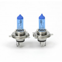 Автолампа галогенова SHAFER H4 12V60/55W High Blue top Crystal White +50% (комплект, пластиковий бокс 2 шт.) S