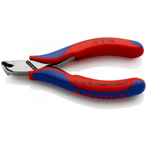 Кусачки бокові (бокорізи) для световодів (оптоволокно), 160мм KNIPEX 72 51 160, фосфатовані
