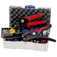 Набір кабельних наконечників з інструментом для опресування