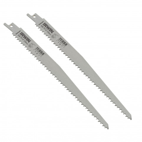 Полотно для сабельних пил, по дереву 9"/225мм, 2шт.,IRWIN
