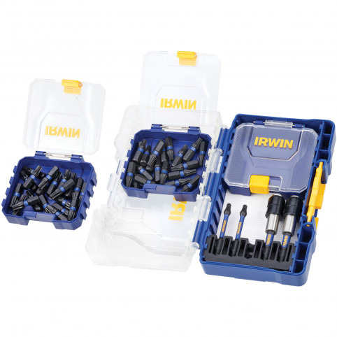 Набір біт IMPACT PRO 44шт, 1/4" /TX20, TX30 25мм x 20/ 57мм х2/ тримач біт Magnetic Torsion х 2, IRW