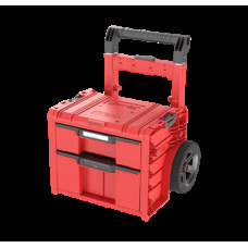 Ящик для інструментів на колесах QBRICK SYSTEM PRO CART 2.0 PLUS DRAWER 2 Red UHD Custom Ящик для інструментів на колесах QBRICK SYSTEM PRO CART 2.0 PLUS DRAWER 2 Red UHD Custom
