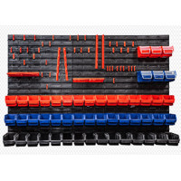 Органайзер настінний з лотками QBRICK SYSTEM Fixing Wall - BIG SET 400x358x369 Органайзер настінний з лотками QBRICK SYSTEM Fixing Wall - BIG SET 400x358x369