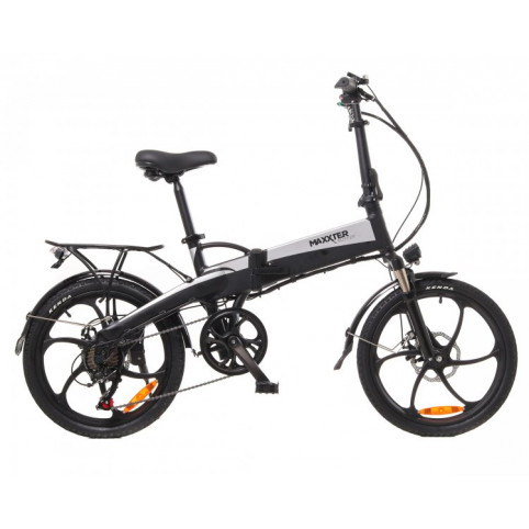 Электрический велосипед Maxxter RUFFER (black-silver)