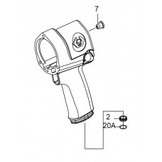 Корпус гайковерта 33411-050 (Вкл.7.2.20A) King Tony (33411-B01)