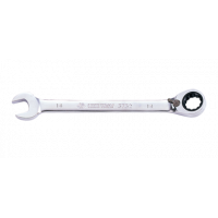 Ключ комбинированный 19мм с  трещоткой и флашком King Tony (373219M)