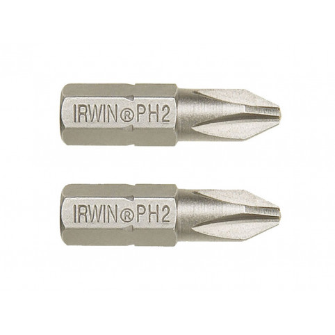 Бита Phillips INSERT BIT 1/4"/25мм PH3 2шт, IRWIN