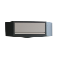 Навесной шкаф угловой серый 865 x 865 x 350 King Tony (87D11-15A-KG)