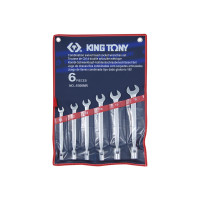 Набір ключів рожково-торцевих з карданом 6од King Tony (1B06MR)