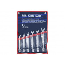 Набор ключей рожково-торцевых с карданом 6ед King Tony (1B06MR)